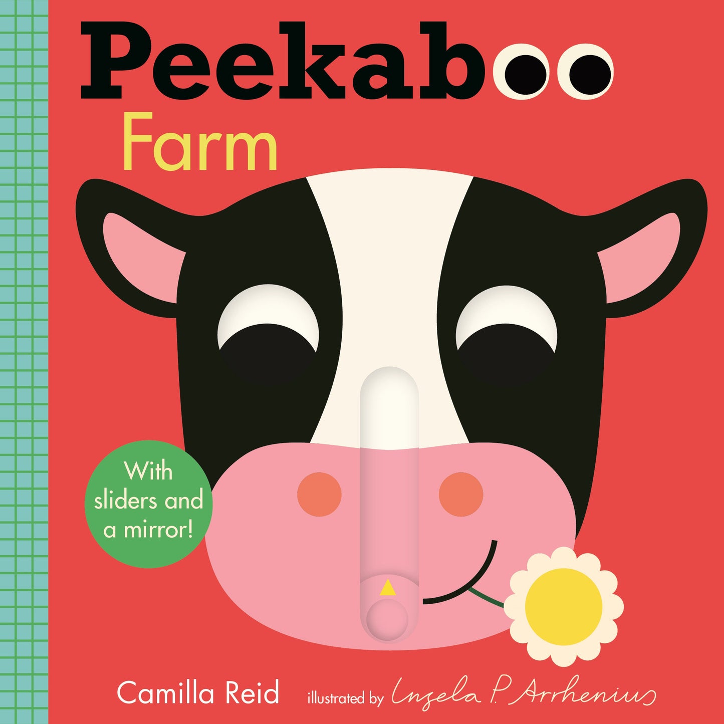 Peekaboo: Farm - (An Interactive Board Book for Babies & Toddlers with Mirror & Sliders to Push, Pull, or Turn. Cute Artwork Includes Corn, Barn, Horse, Pig, & More.) (Peekaboo You)