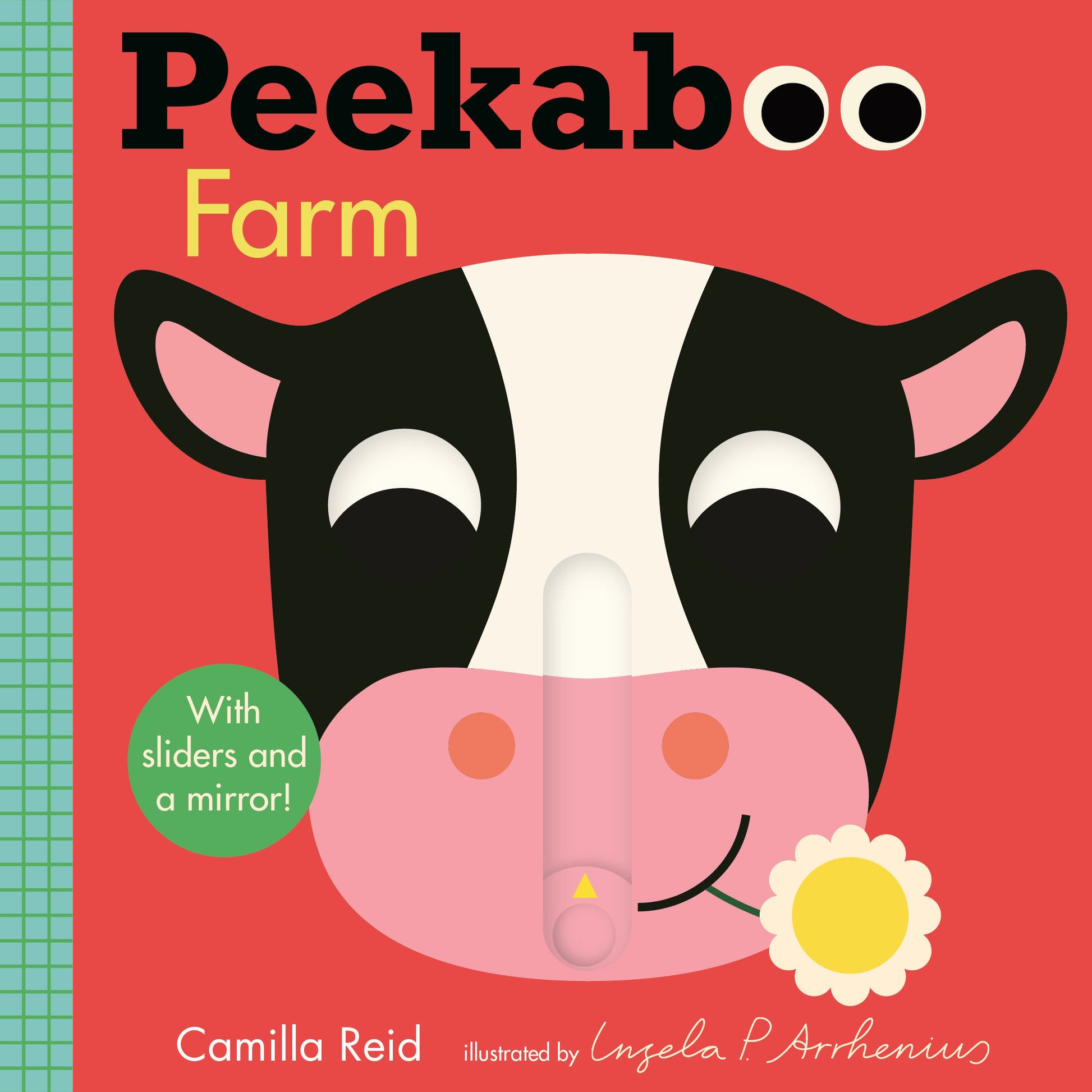 Peekaboo: Farm - (An Interactive Board Book for Babies & Toddlers with Mirror & Sliders to Push, Pull, or Turn. Cute Artwork Includes Corn, Barn, Horse, Pig, & More.) (Peekaboo You)