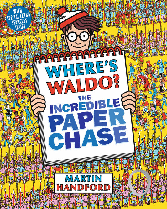 Where's Waldo? The Incredible Paper Chase - (A Hidden Object Activity Book Including a Maze, Spot-the-Difference Challenge, and Search & Find Puzzles - a Perfect Gift & Travel Companion for All Ages) (Where's Waldo?)
