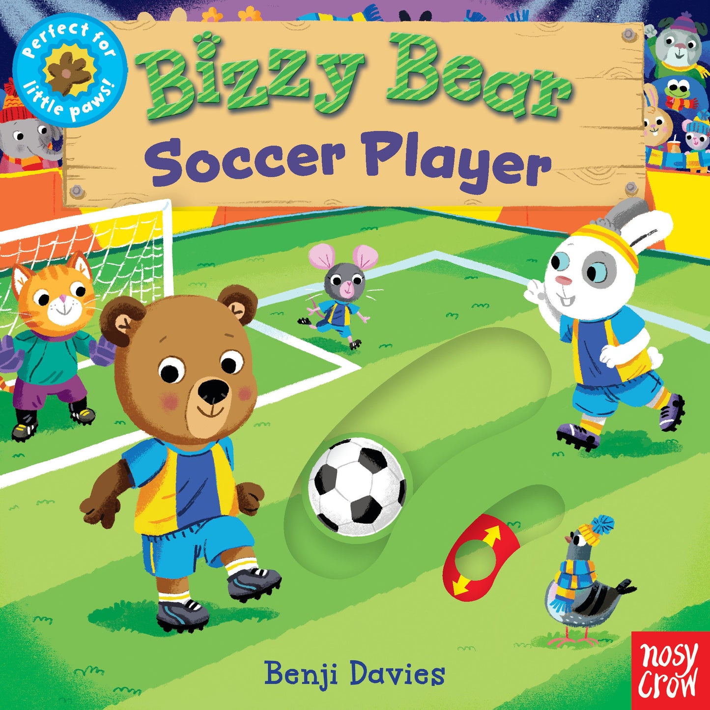 Bizzy Bear: Soccer Player - (Interactive Athletic Sports Board Book for Toddlers - With Sturdy Tabs and Slides to Push and Pull) (Bizzy Bear)