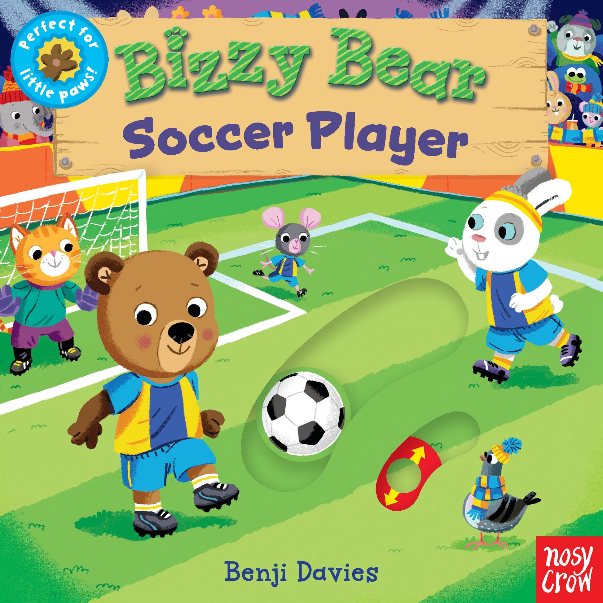 Bizzy Bear: Soccer Player - (Interactive Athletic Sports Board Book for Toddlers - With Sturdy Tabs and Slides to Push and Pull) (Bizzy Bear)