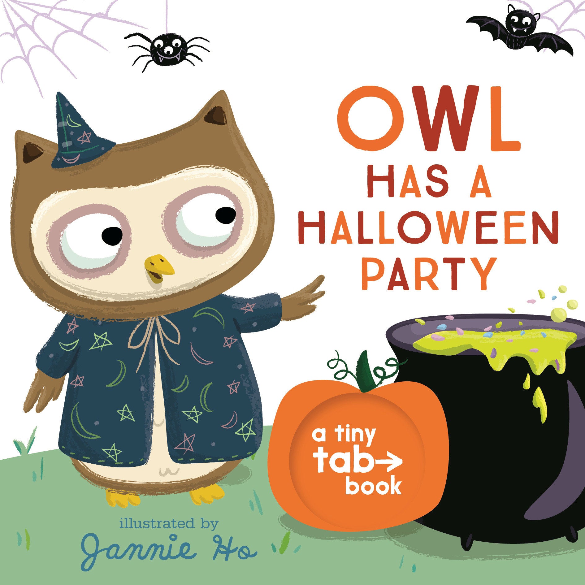 Owl Has a Halloween Party - A Tiny Tab Book (An Interactive Pull-Tab Board Book for Babies, Toddlers, and Preschoolers) (Tiny Tab)