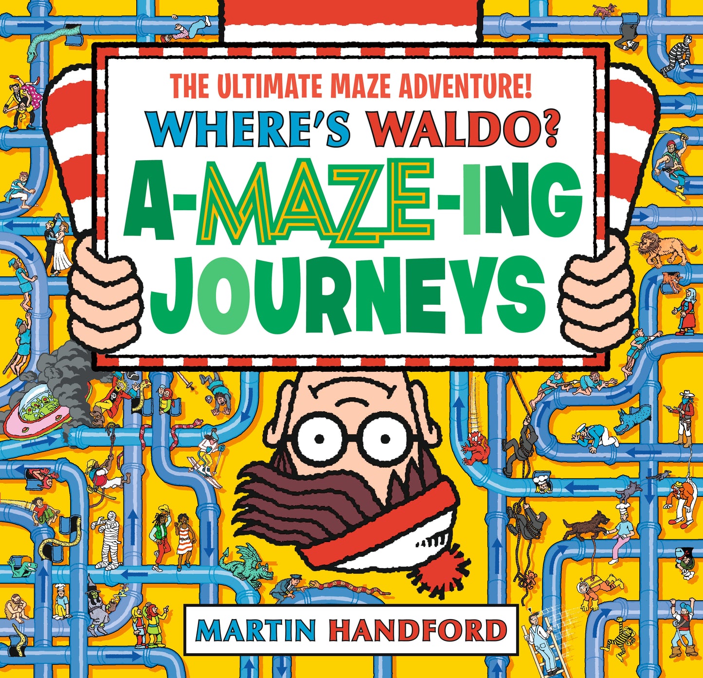 Where's Waldo? Amazing Journeys: The Ultimate Maze Adventure! - (A Maze Puzzle Activity Book with 100+ Hidden Objects to Search and Find - a Perfect Gift & Travel Companion for All Ages) (Where's Waldo?)