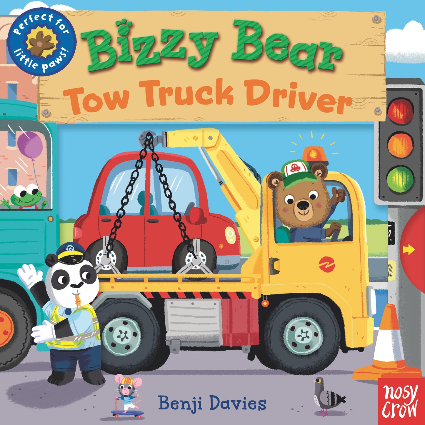 Bizzy Bear: Tow Truck Driver - (Interactive Board Book for Toddlers - With Sturdy Tabs and Slides to Push and Pull) (Bizzy Bear)