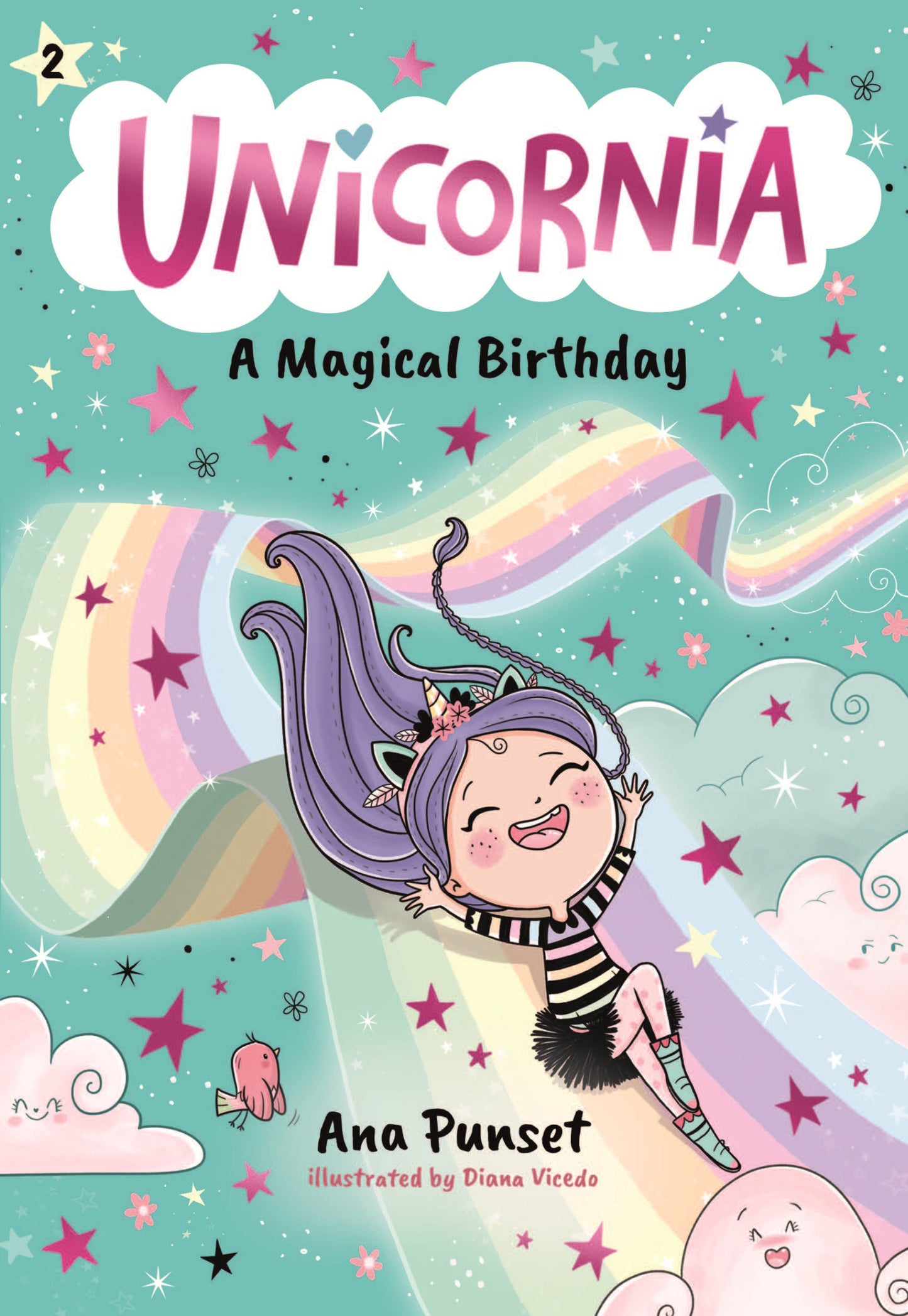 Unicornia: A Magical Birthday - (A Magical Chapter Book for Kids Ages 5-7 about Friendship, Surprises, and Enchanted Birthday Fun) (Unicornia) (Book:2)