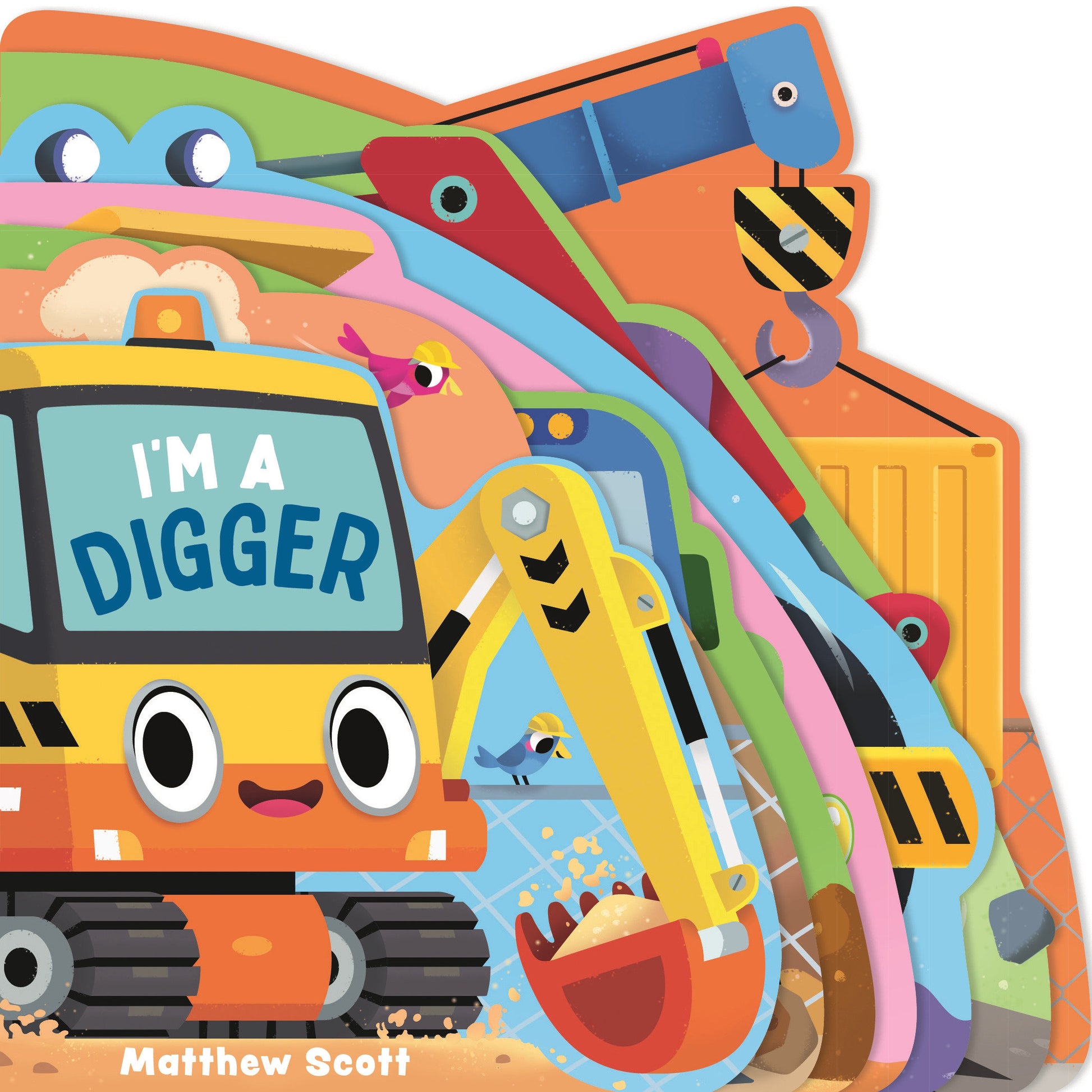I'm a Digger (I'm A... Shaped Board Book Series)