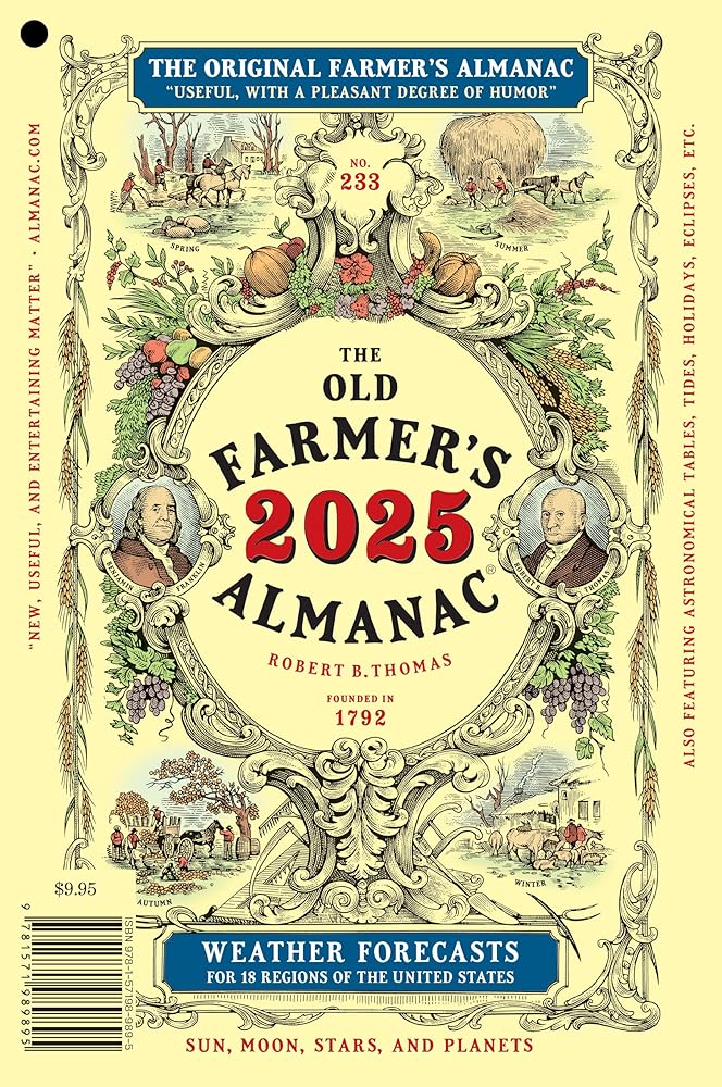 The 2025 Old Farmer's Almanac cover image