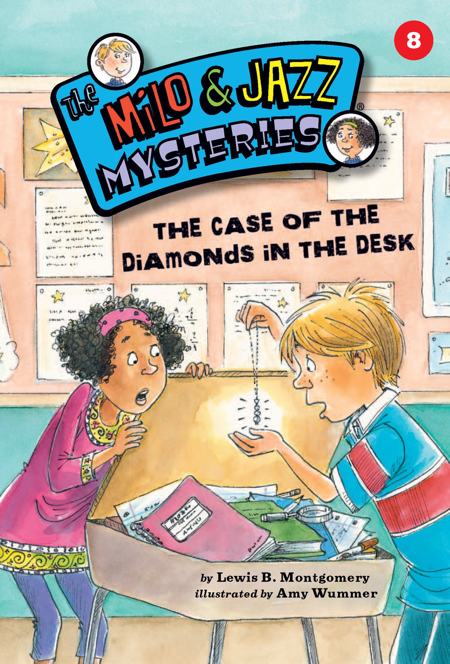 The Case of the Diamonds in the Desk (Book 8) (The Milo & Jazz Mysteries)