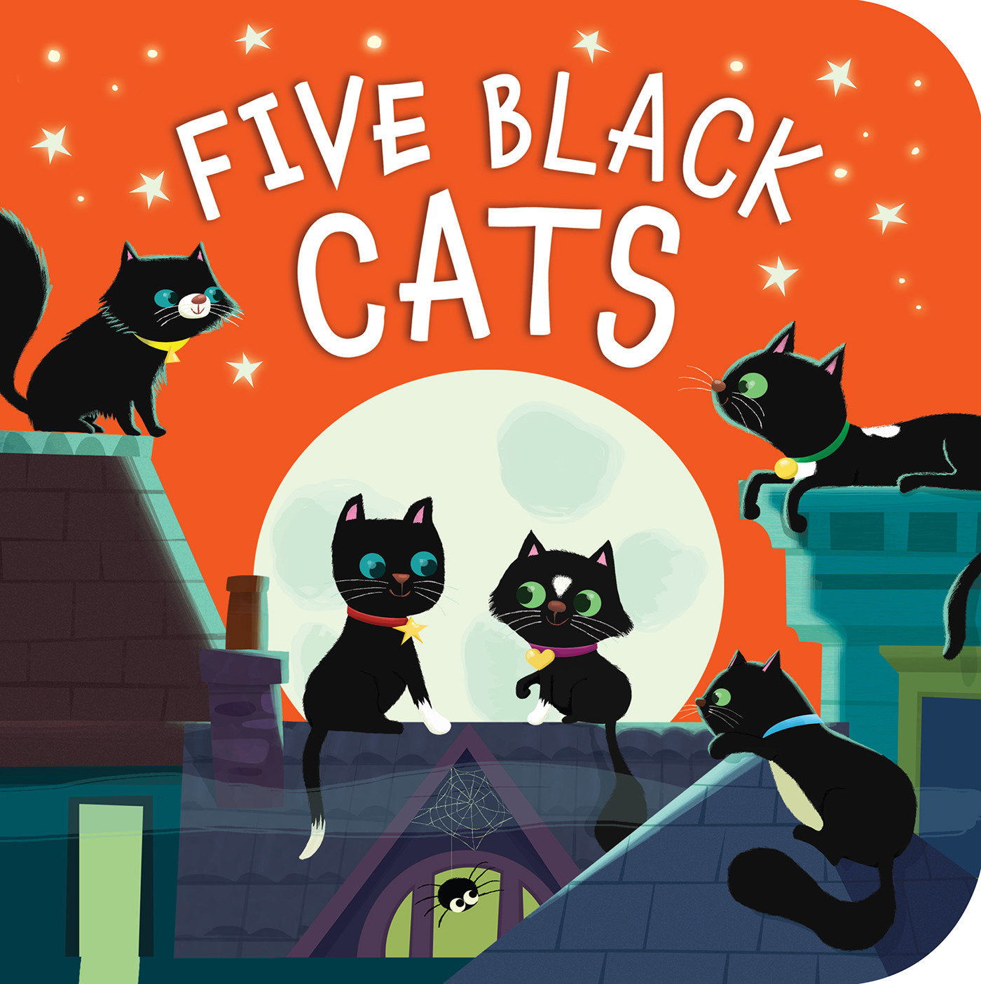 Five Black Cats - A Counting Board Book for Kids and Toddlers