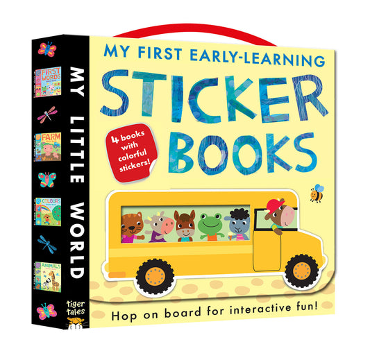 My First Early-Learning Sticker Books Boxed Set - 4 Books with Colorful Stickers! (My Little World)