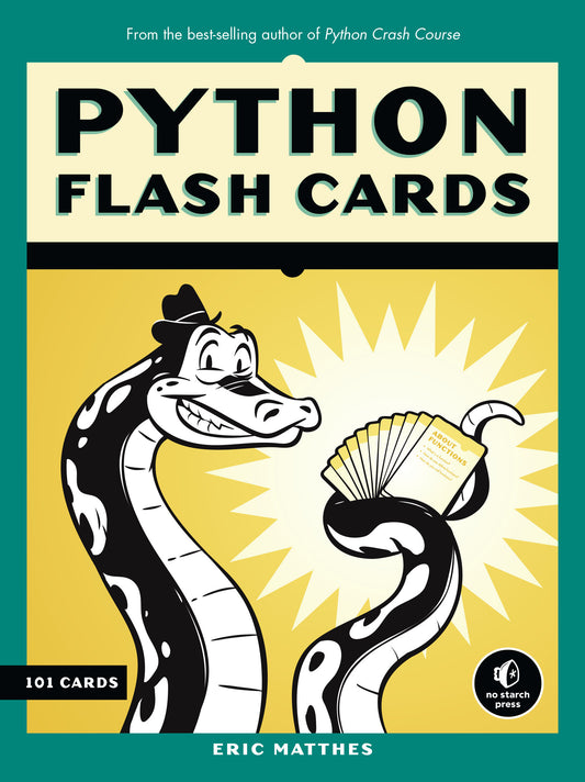 Python Flash Cards - Syntax, Concepts, and Examples