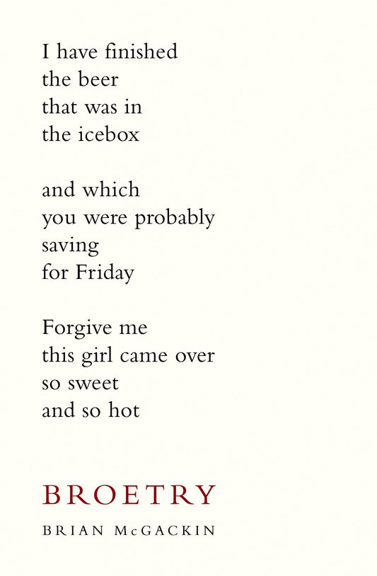 Broetry - Poetry for Dudes