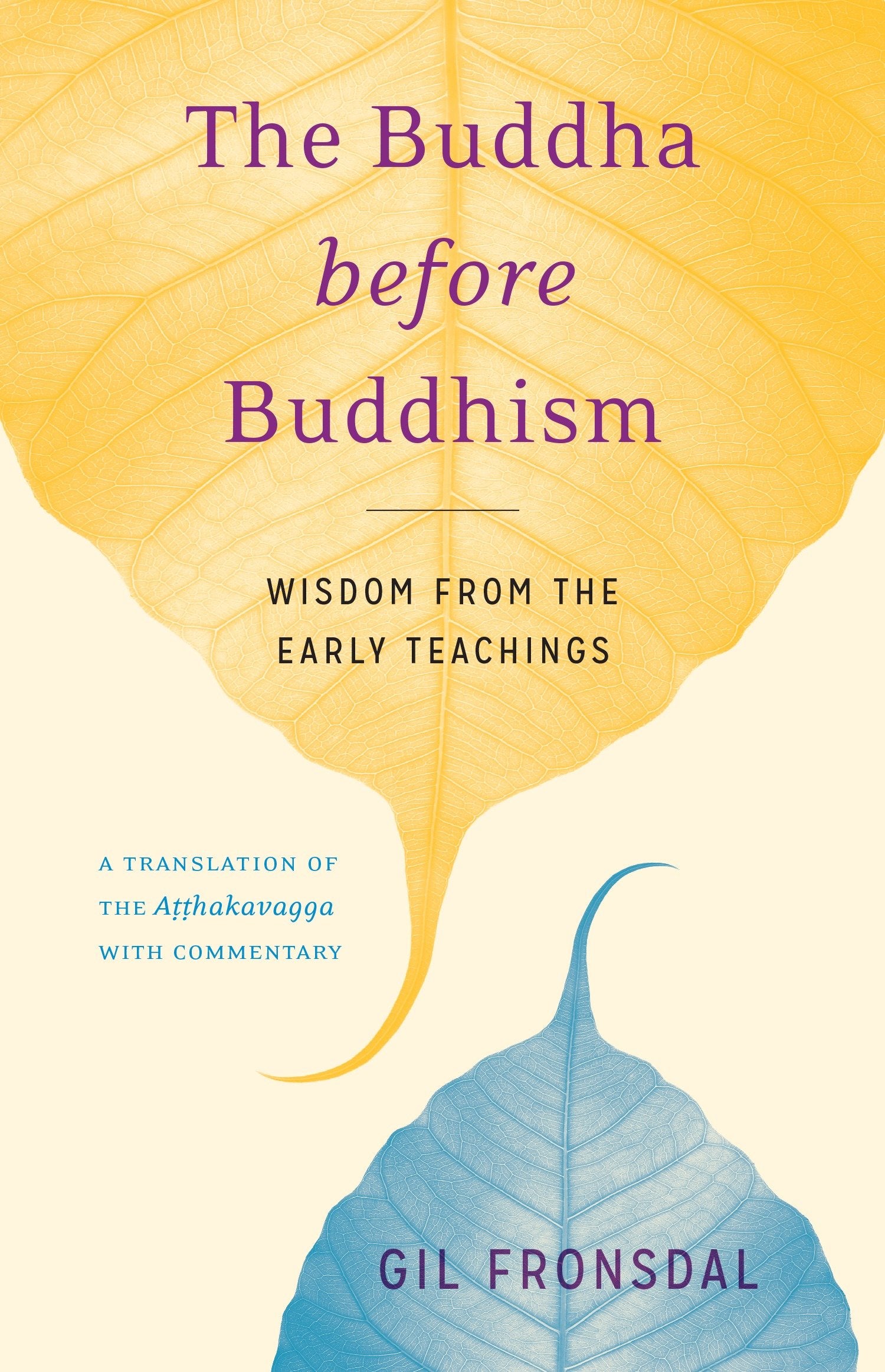 The Buddha before Buddhism - Wisdom from the Early Teachings