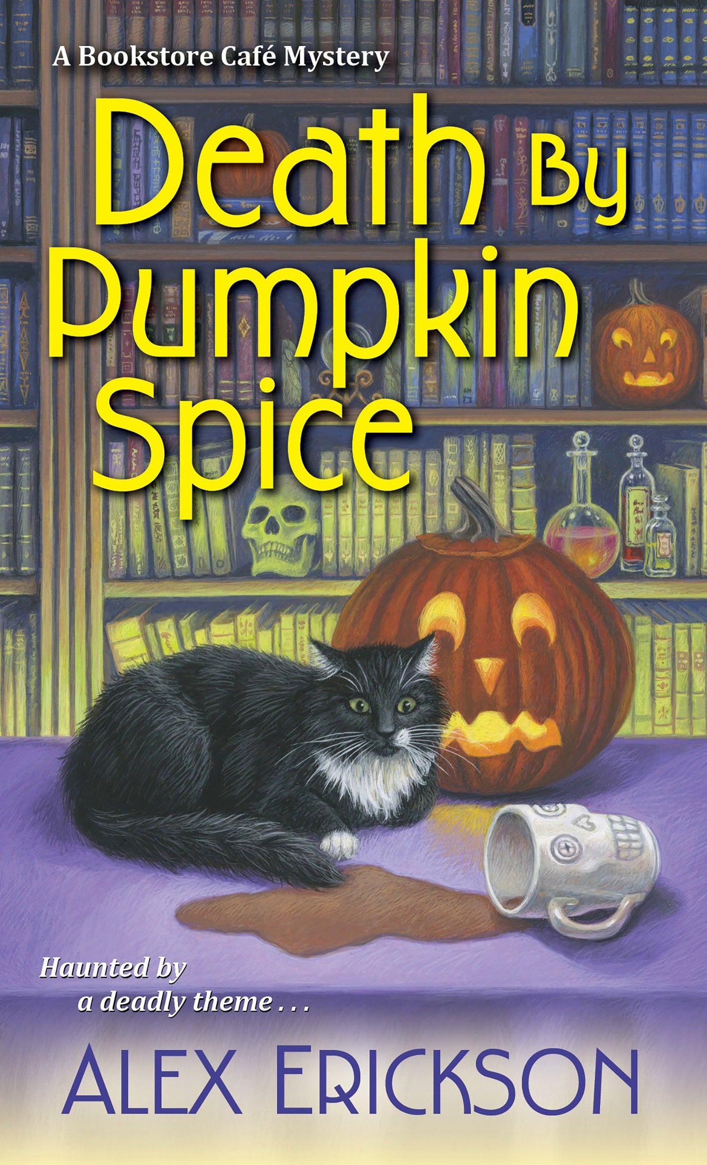 Death by Pumpkin Spice (A Bookstore Cafe Mystery) (Book:3)