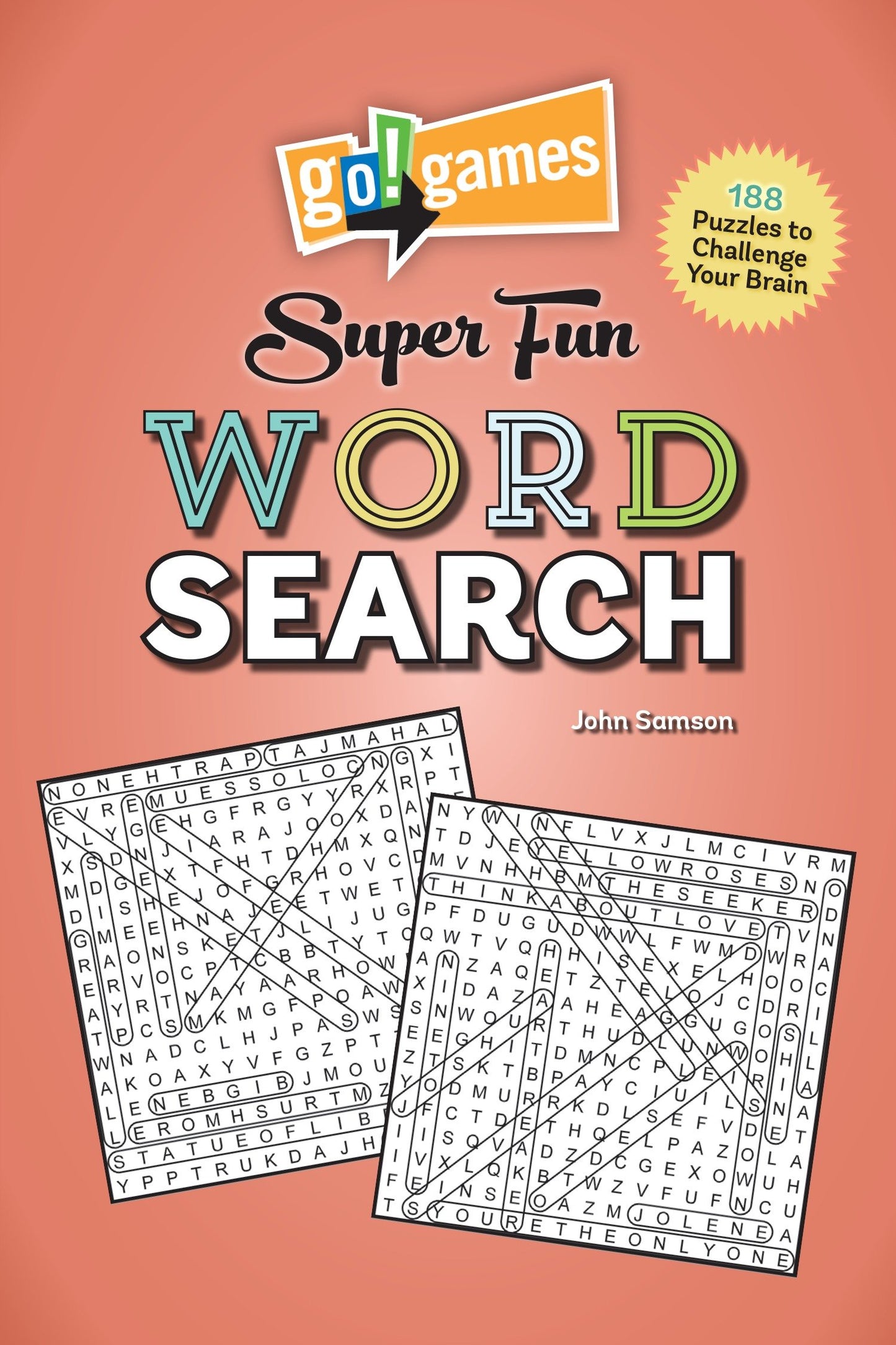Go!Games Super Fun Word Search - 188 Puzzles to Challenge Your Brain (Go!Games)