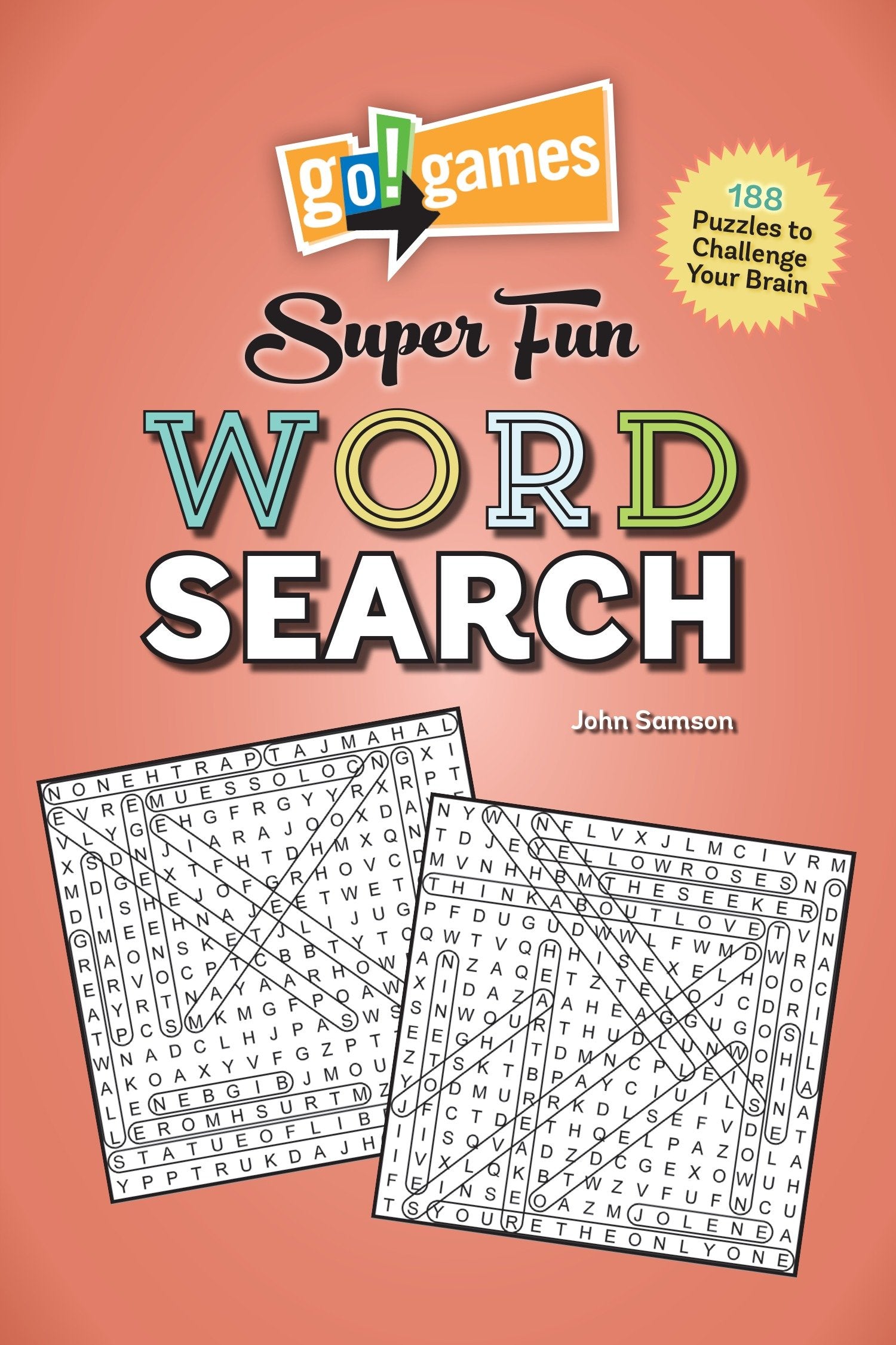Go!Games Super Fun Word Search - 188 Puzzles to Challenge Your Brain (Go!Games)