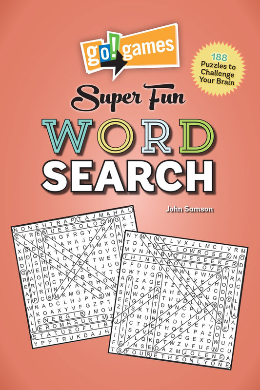 Go!Games Super Fun Word Search - 188 Puzzles to Challenge Your Brain (Go!Games)
