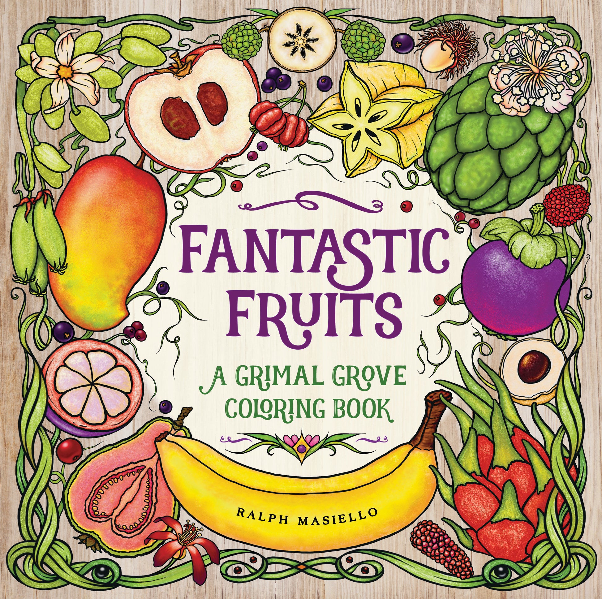 Fantastic Fruits - A Grimal Grove Coloring Book