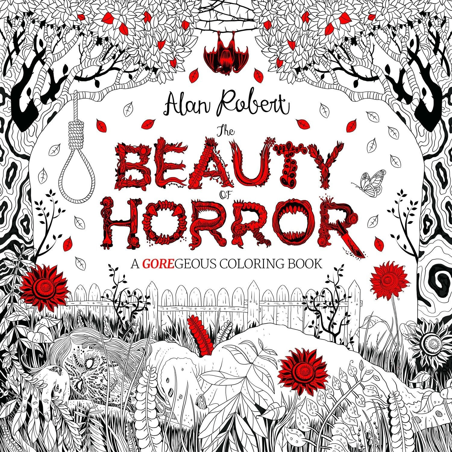 The Beauty of Horror 1: A GOREgeous Coloring Book (Beauty of Horror) (Book:1)