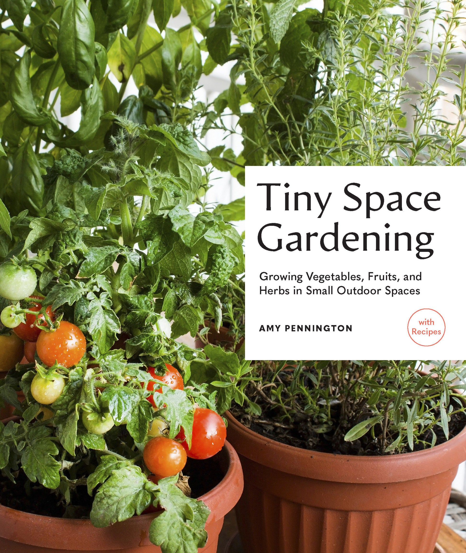 Tiny Space Gardening - Growing Vegetables, Fruits, and Herbs in Small Outdoor Spaces (with Recipes)