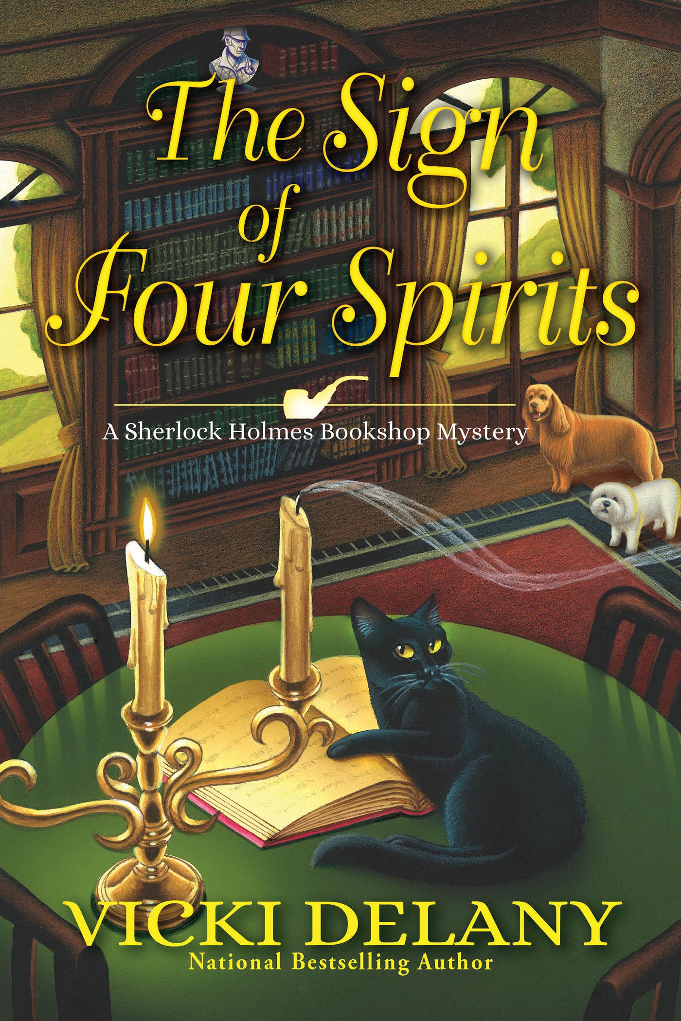 The Sign of Four Spirits (A Sherlock Holmes Bookshop Mystery) (Book:9)