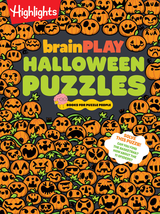 brainPLAY Halloween Puzzles - A Challenging Halloween Activity Book for Kids Ages 7 and Up with Over 200 Puzzles, Logic Games, Mazes and Hidden Pictures Puzzles for Spook-tacular Fun (brainPLAY Puzzle Books)
