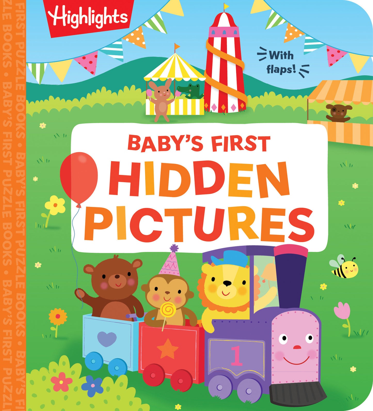 Baby�s First Hidden Pictures - Lift the Flap Book with Learning Puzzles for Babies, Seek-and-Find Activity Book with Interactive & Sensory Puzzles (Highlights Baby's First Puzzle Books)