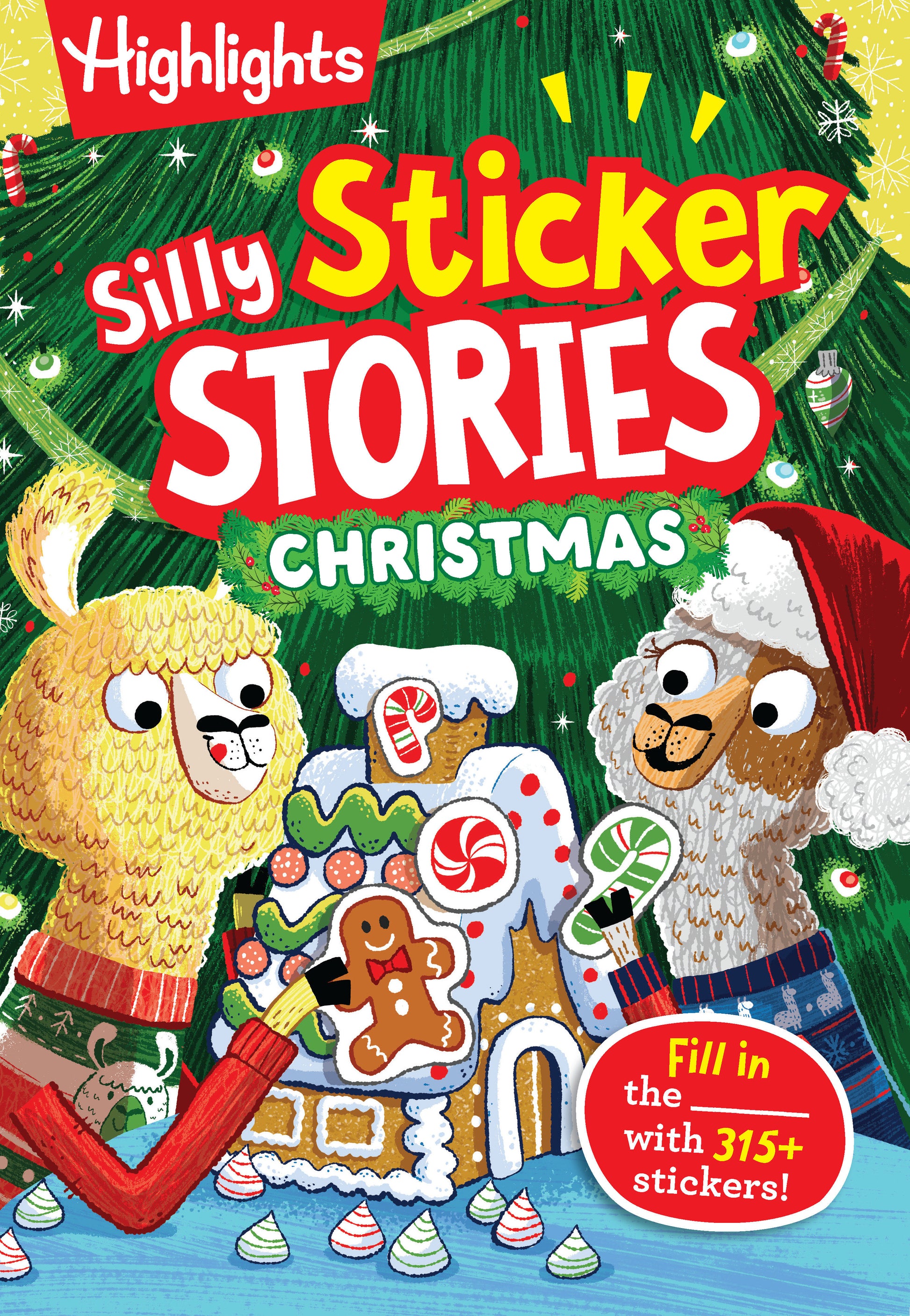 Silly Sticker Stories: Christmas - Fun Christmas Sticker Book for Kids with Hidden Pictures Puzzles, Fill-in Stories and Holiday Activities (Highlights Hidden Pictures Silly Sticker Stories)