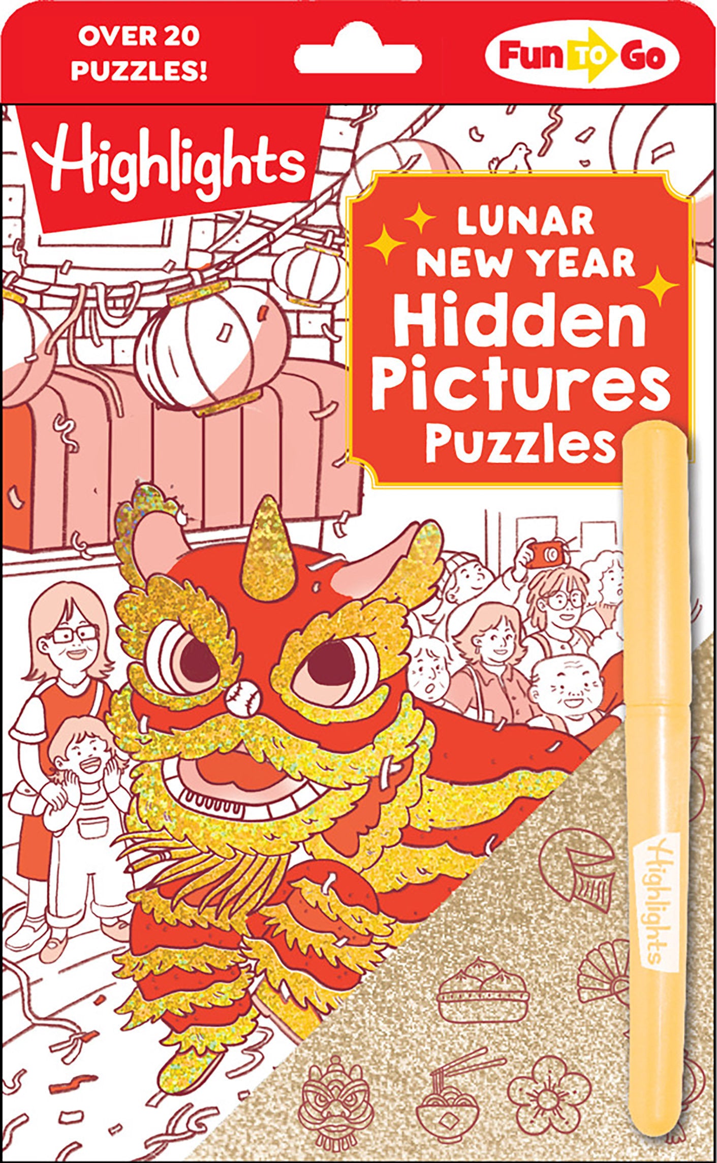 Lunar New Year Hidden Pictures Puzzles (Highlights Fun to Go)