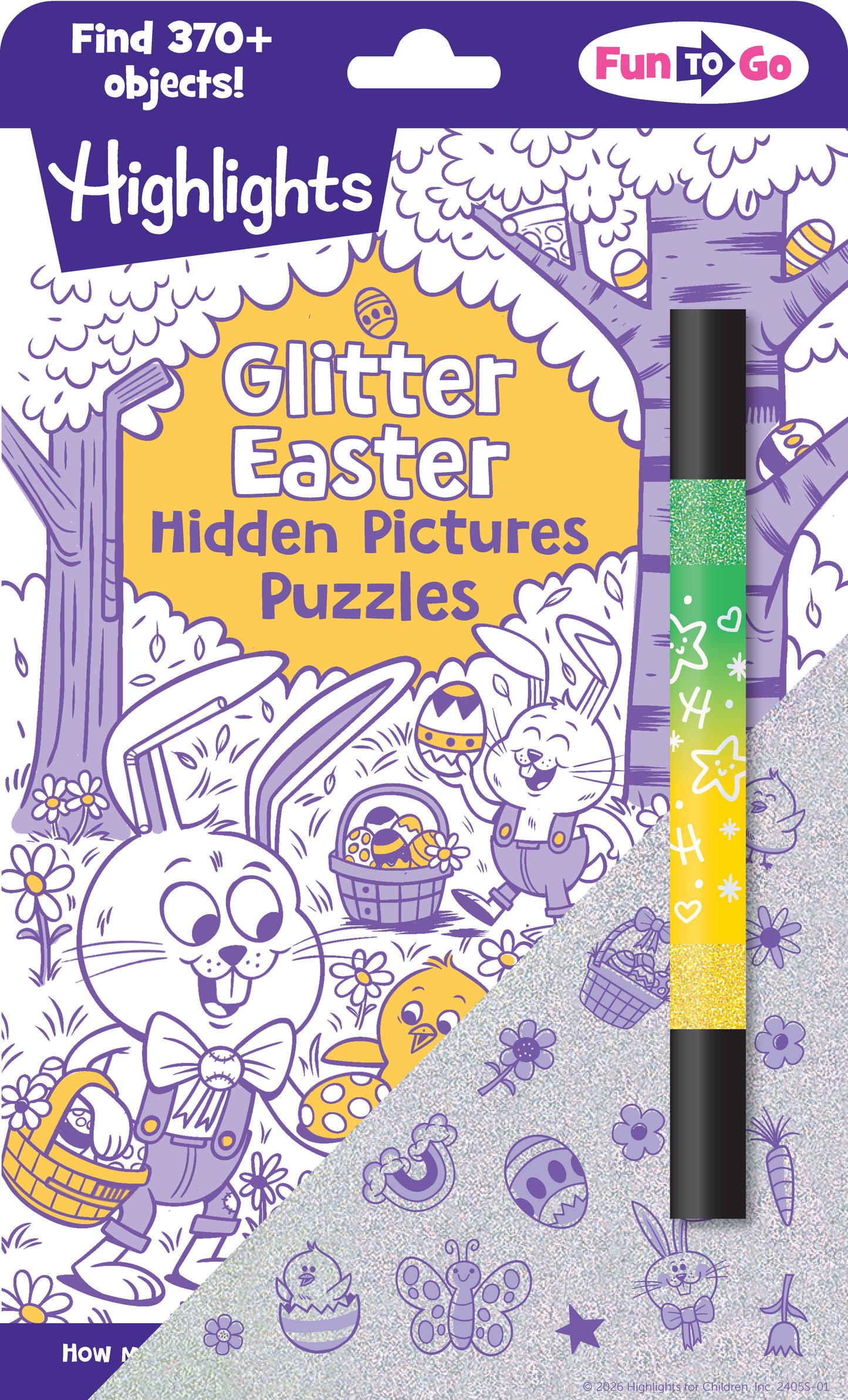 Glitter Easter Hidden Pictures Puzzles (Highlights Fun to Go)