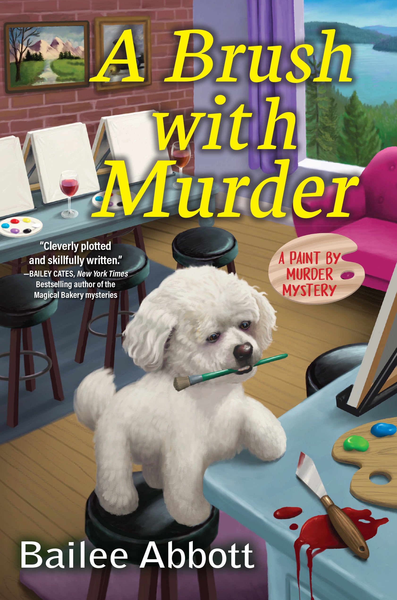 A Brush with Murder - A Paint by Murder Mystery (A Paint by Murder Mystery)