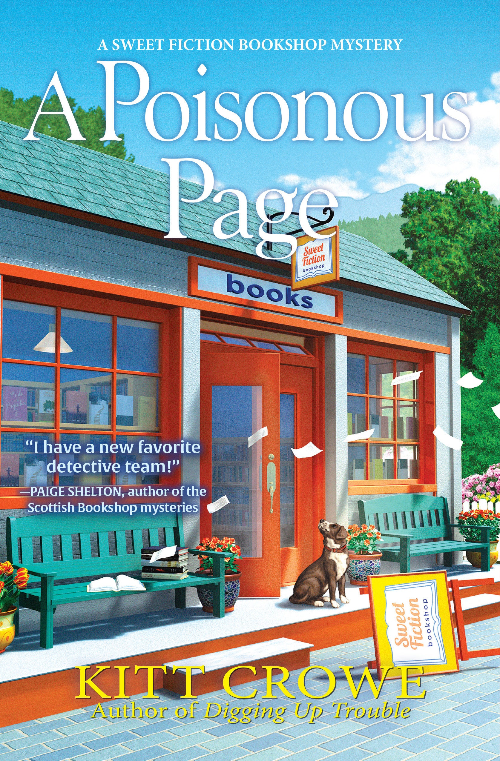 A Poisonous Page (A Sweet Fiction Bookshop Mystery) (Book:2)