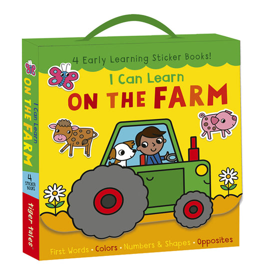 I Can Learn On the Farm Boxed Set - First Words, Colors, Numbers and Shapes, Opposites