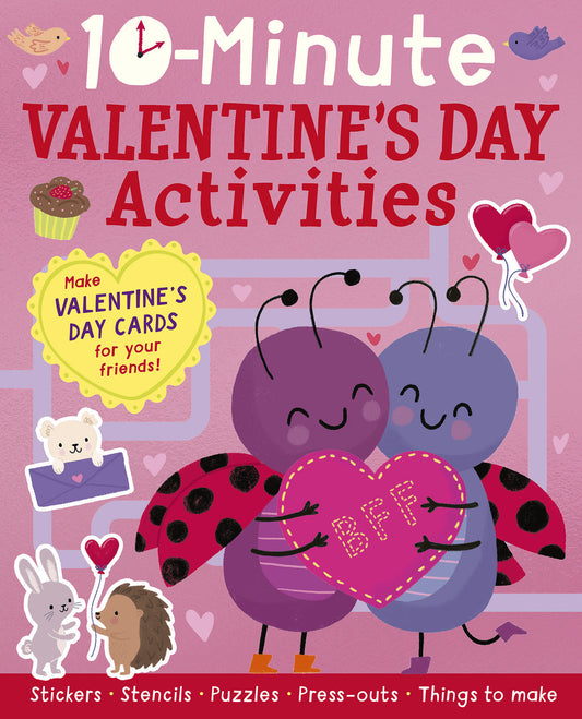 10-Minute Valentine's Day Activities - Make Valentine's Day cards for your friends! (10-Minute Activities)