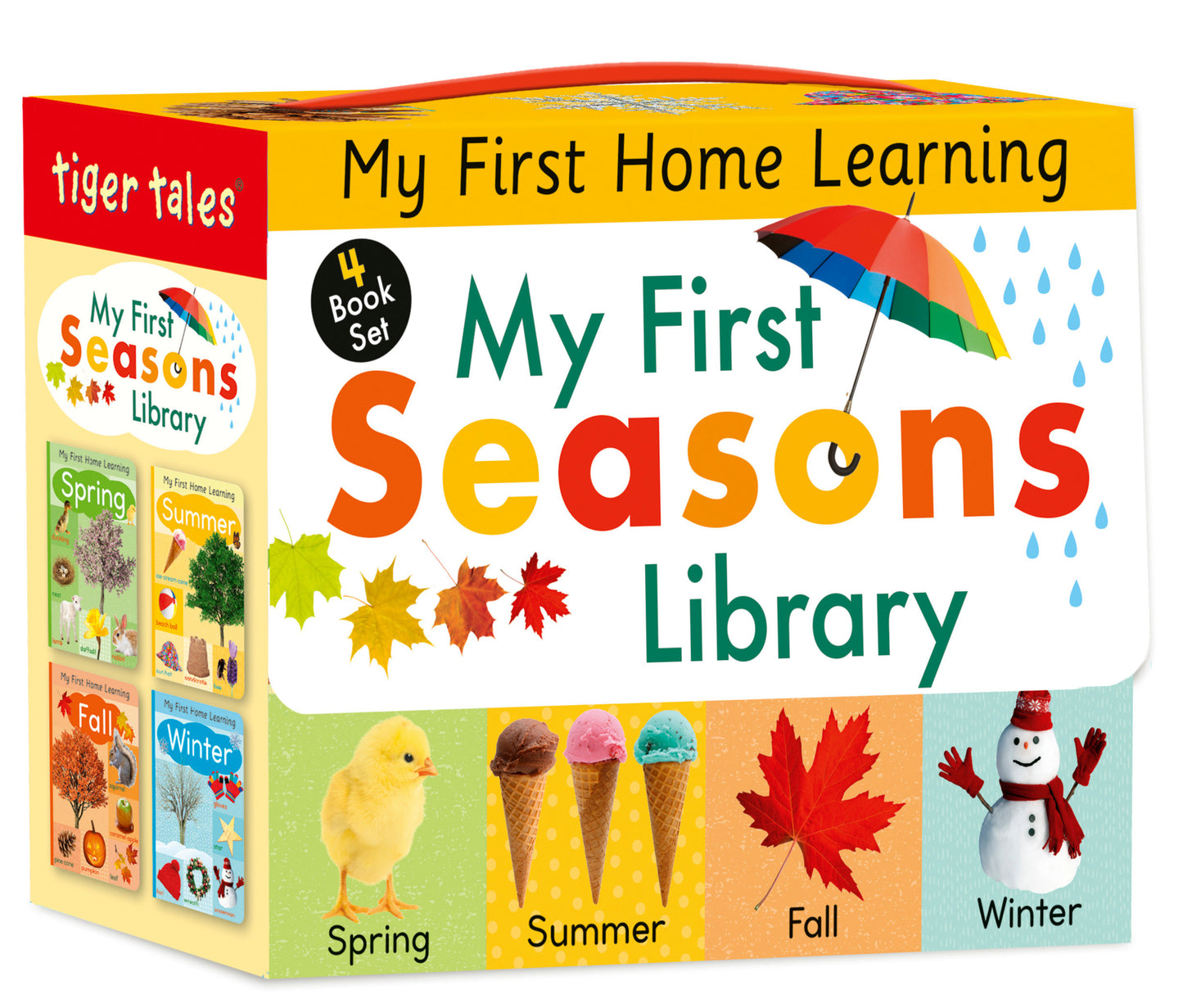 My First Seasons Library 4-Book Boxed Set - Celebrate Spring, Summer, Fall, and Winter! (My First Home Learning)