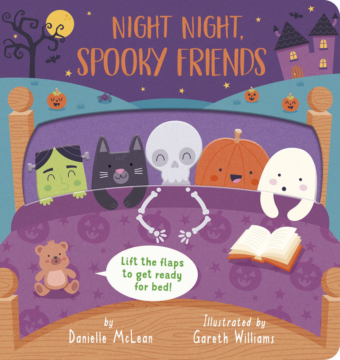 Night Night, Spooky Friends - A Lift-the-Flap Bedtime Halloween Book
