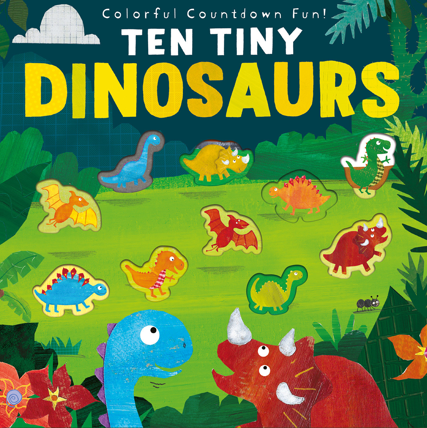 Ten Tiny Dinosaurs - Colorful Countdown Fun!
