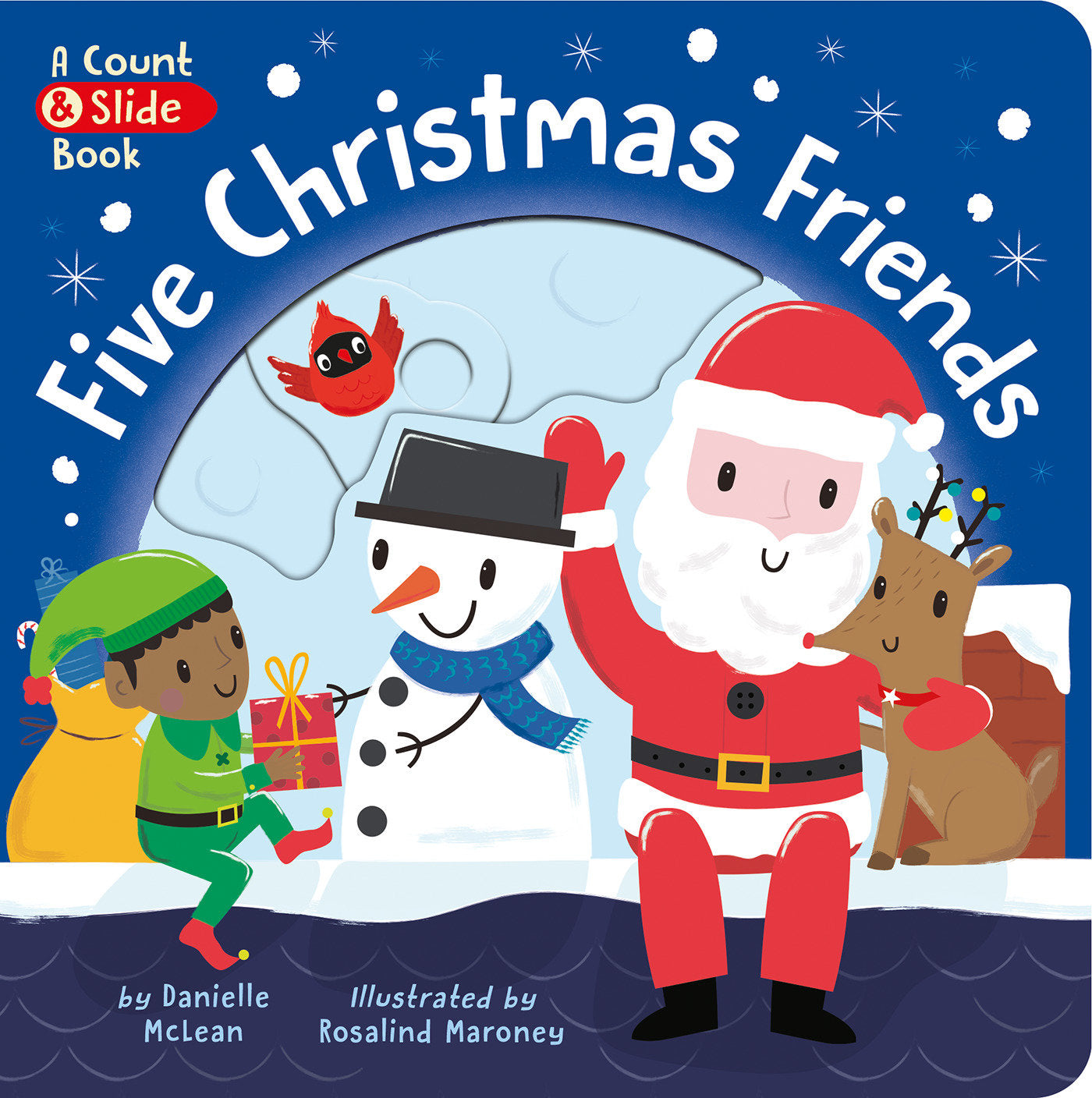Five Christmas Friends - A Count & Slide Christmas Book