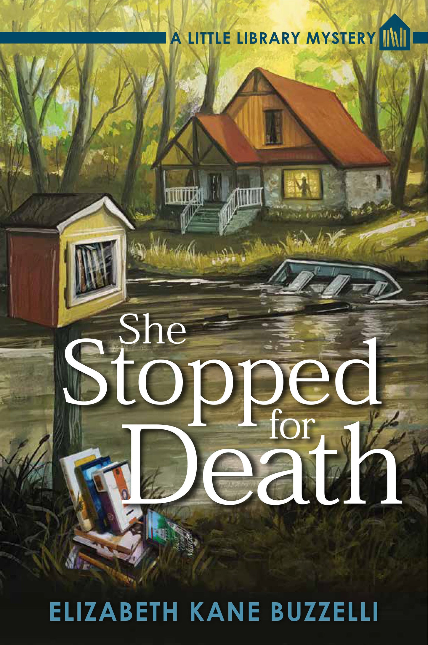 She Stopped for Death - A Little Library Mystery (A Little Library Mystery) (Book:2)