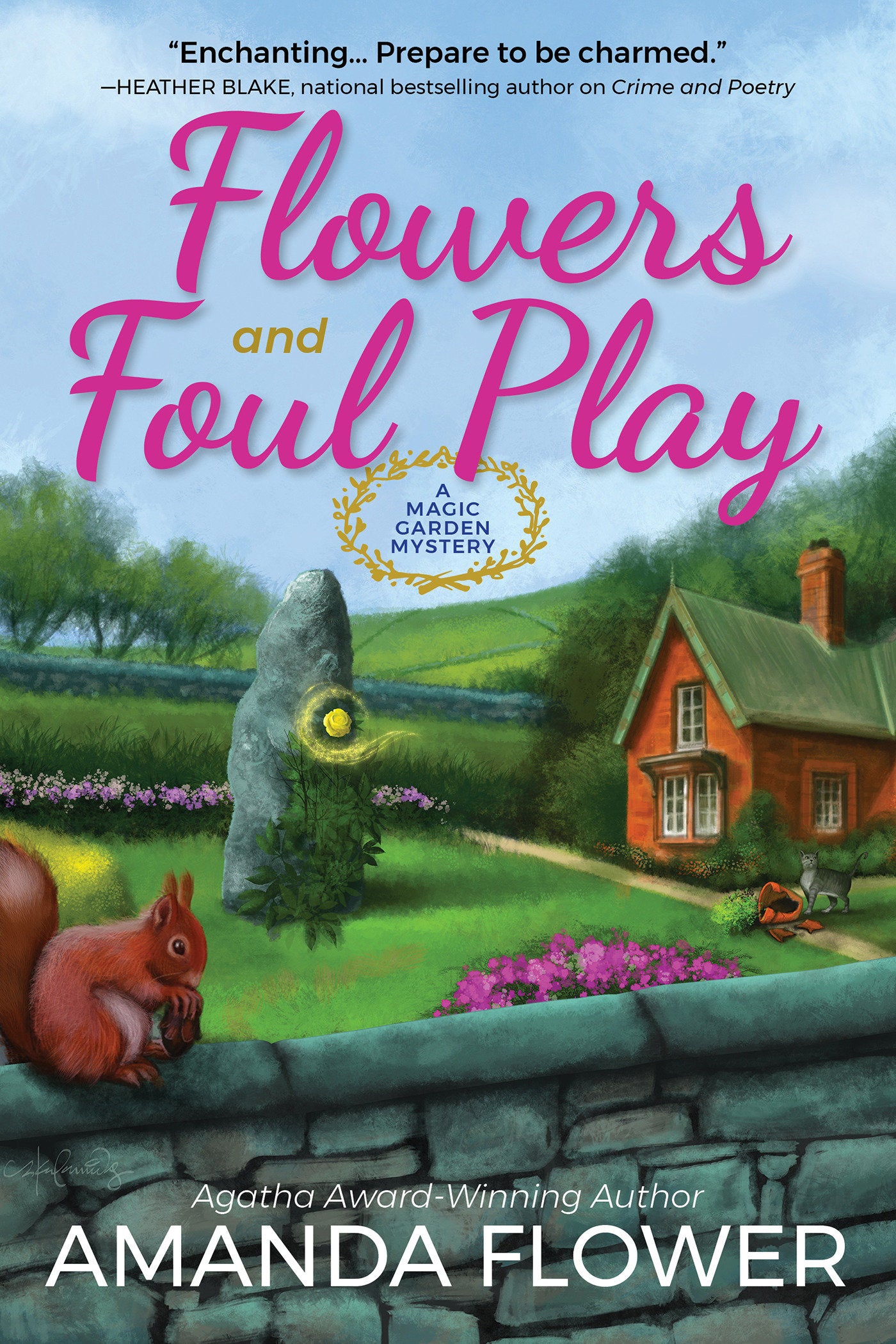 Flowers and Foul Play - A Magic Garden Mystery (A Magic Garden Mystery) (Book:1)