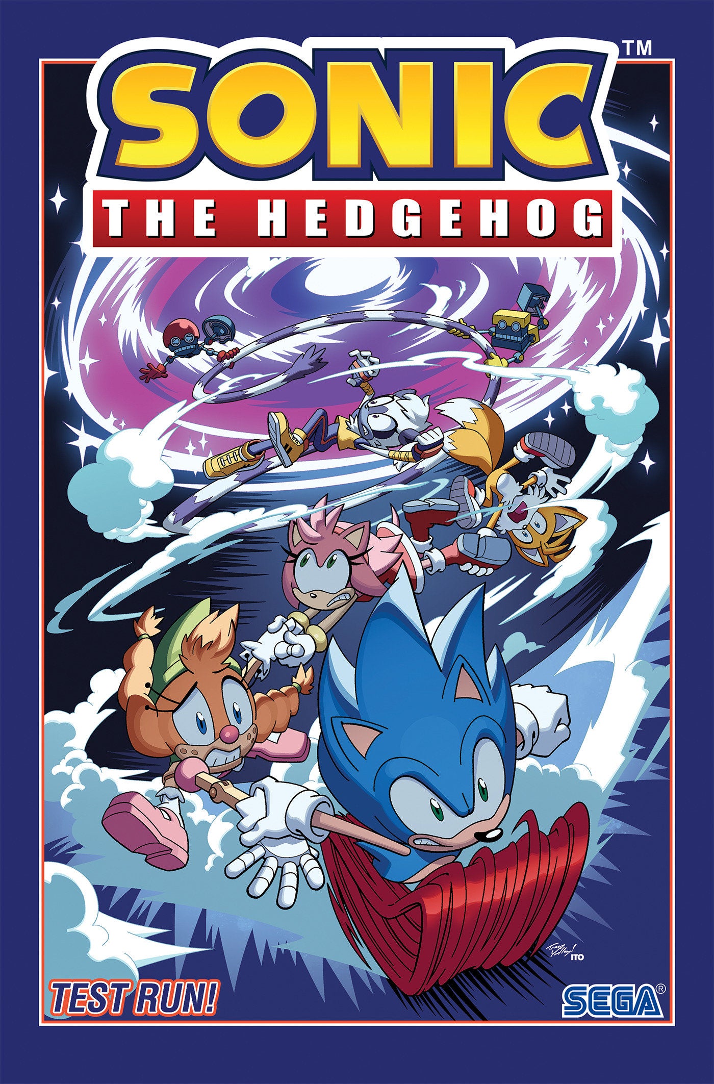 Sonic the Hedgehog, Vol. 10: Test Run! (Sonic The Hedgehog) (Book:10)
