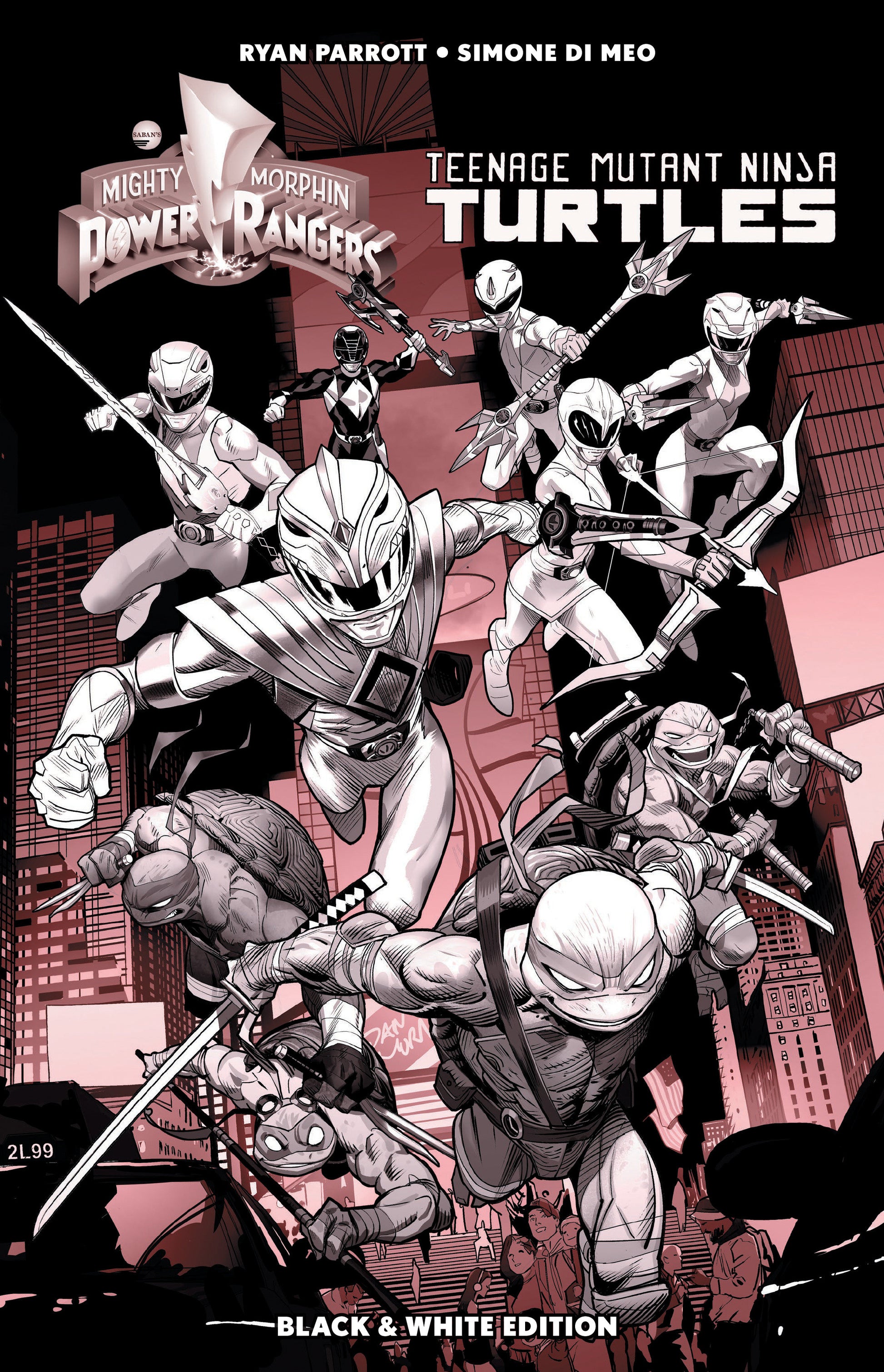 Mighty Morphin Power Rangers/Teenage Mutant Ninja Turtles B&W Limited Edition (Mighty Morphin Power Rangers/Teenage Mutant Ninja Turtles)