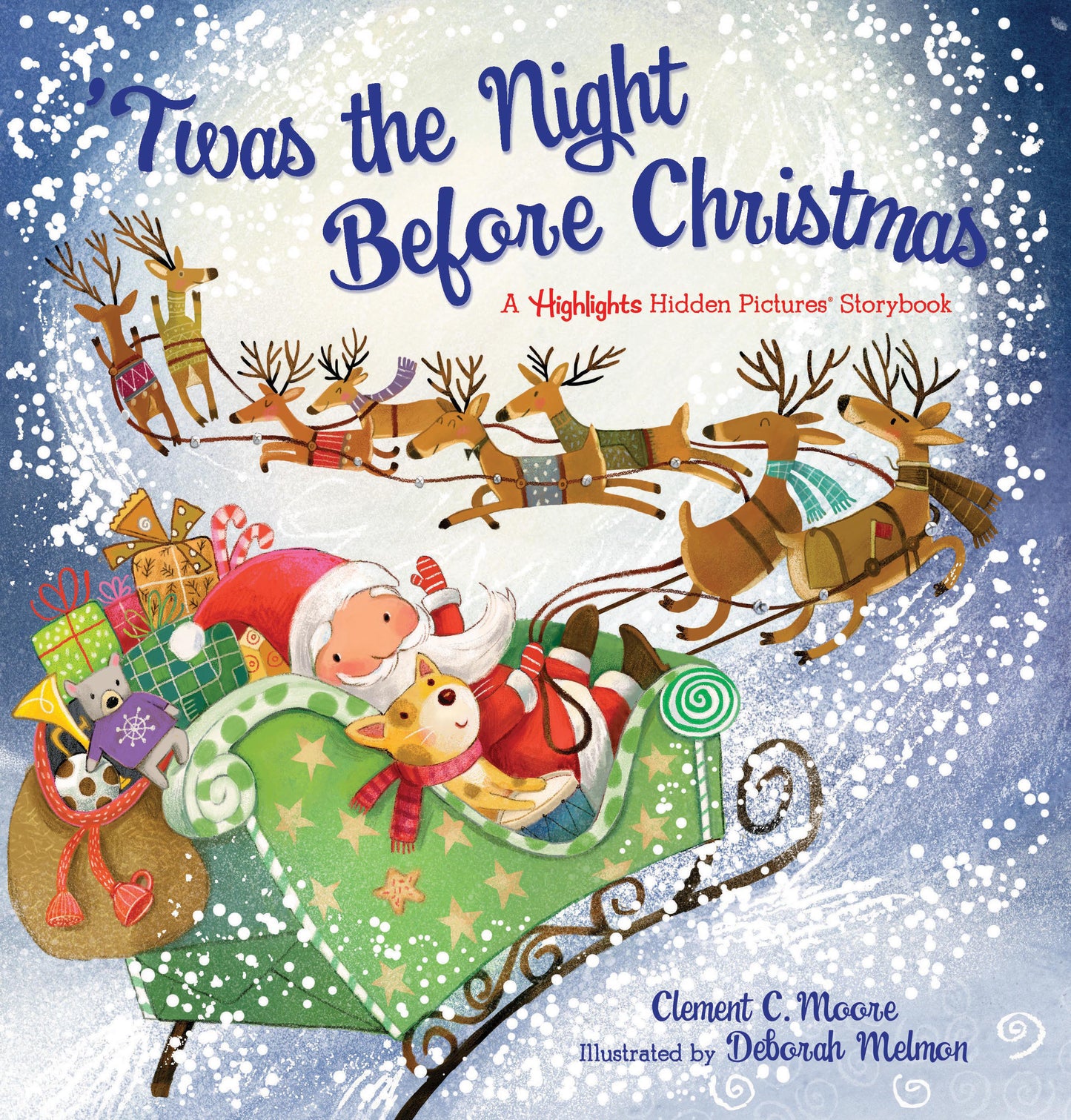 'Twas the Night Before Christmas - Read-Aloud Christmas Storybook for Families with a Seek-and-Find Twist, Christmas Picture Book with Over 120 Hidden Objects (Highlights Hidden Pictures Storybooks)