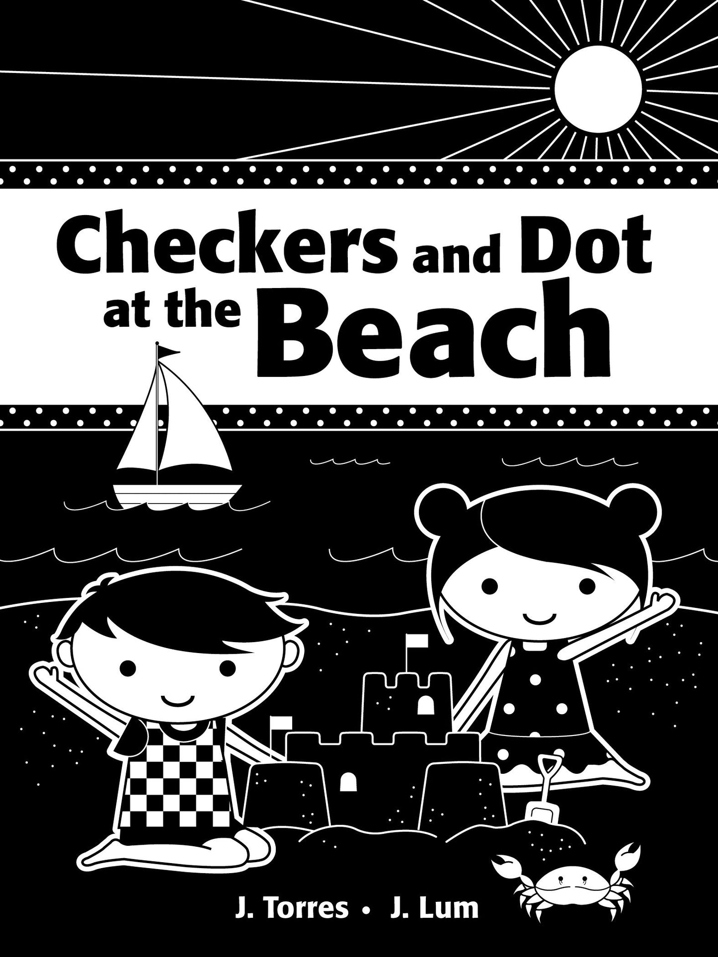 Checkers and Dot at the Beach (Checkers and Dot) (Book:4)