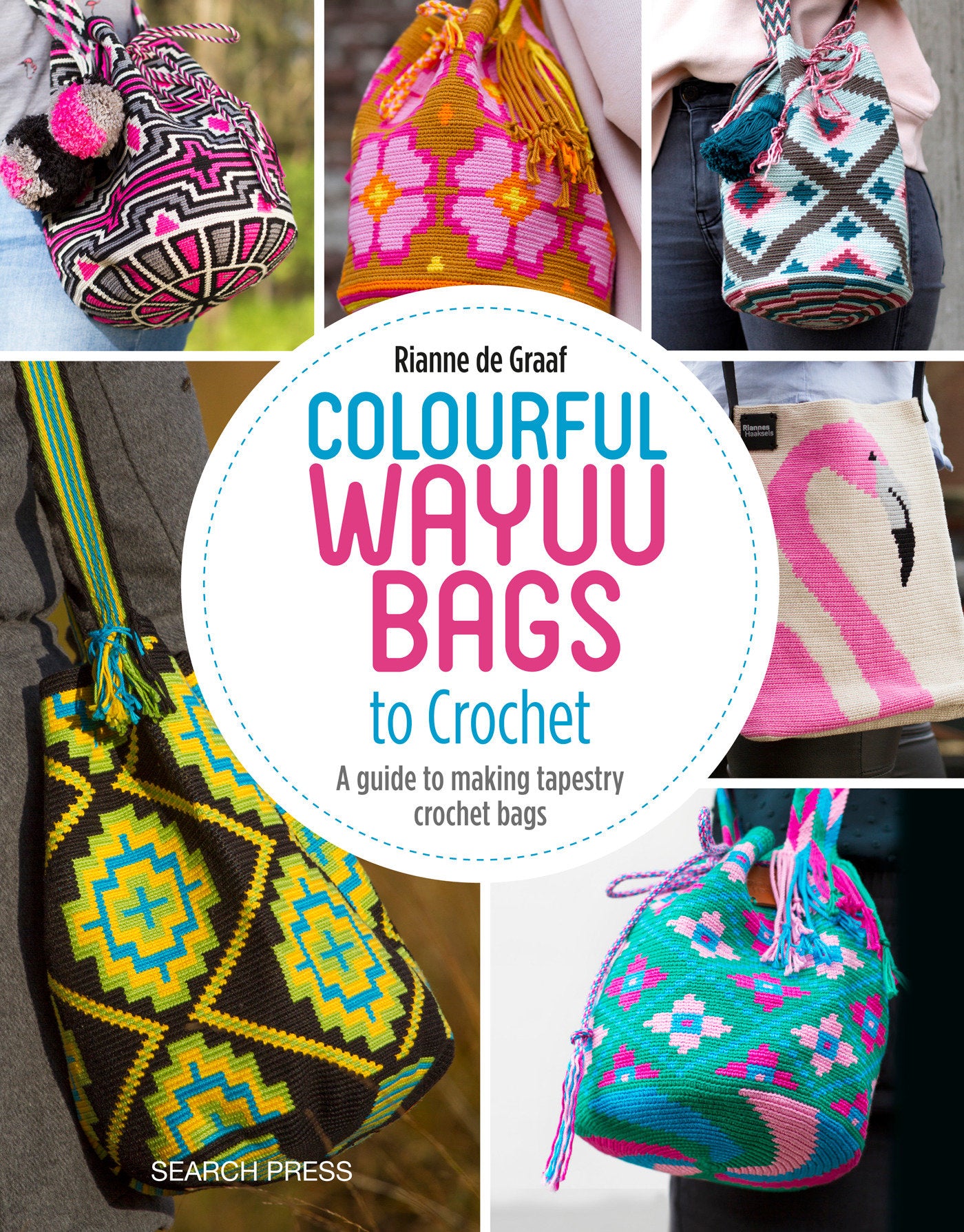 Colourful Wayuu Bags to Crochet - A guide to making tapestry crochet bags