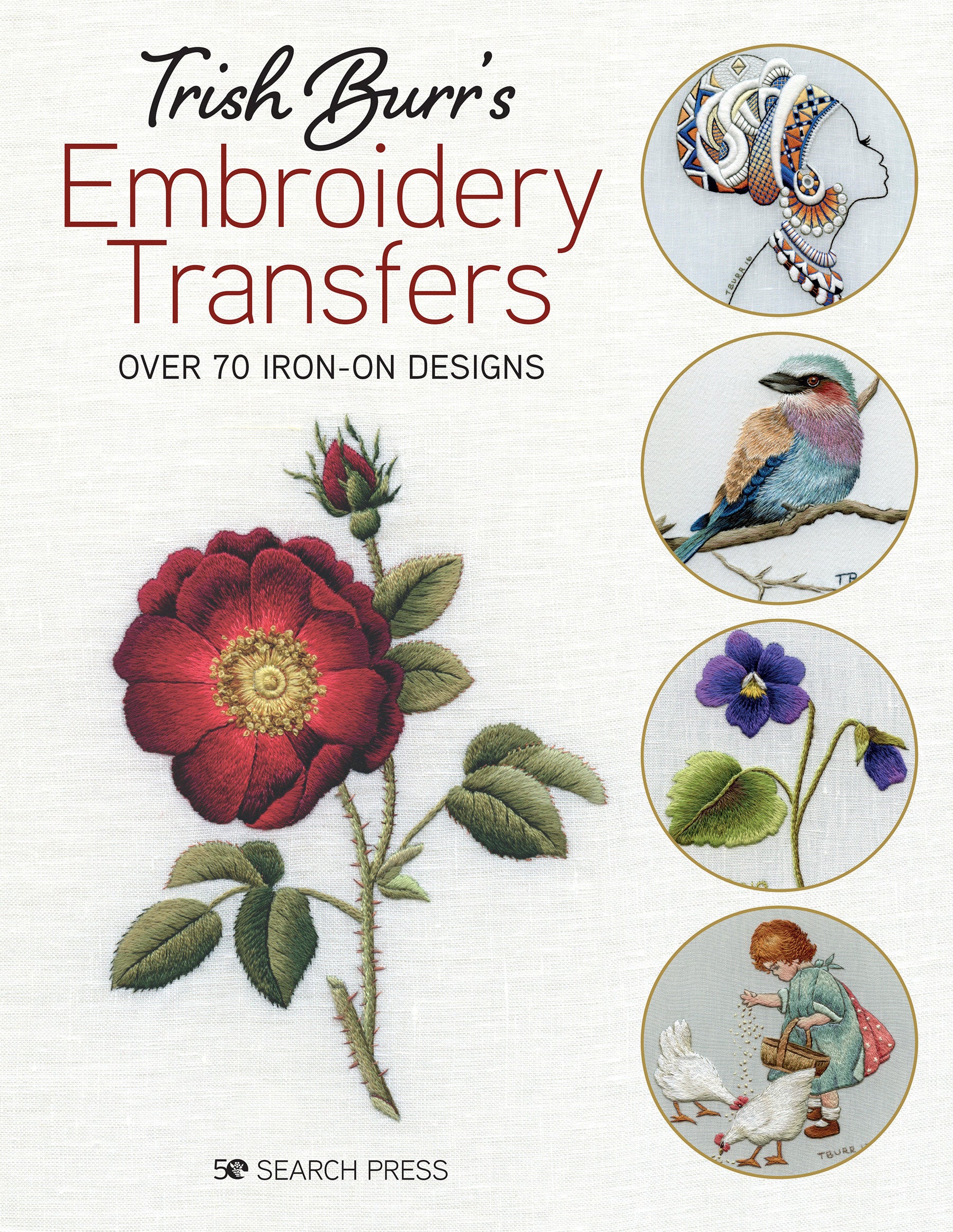 Trish Burr's Embroidery Transfers - Over 70 iron-on designs