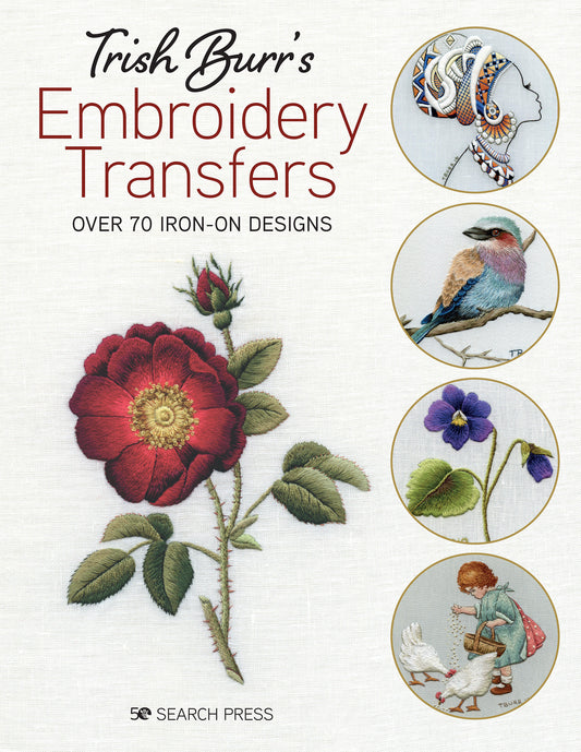 Trish Burr's Embroidery Transfers - Over 70 iron-on designs