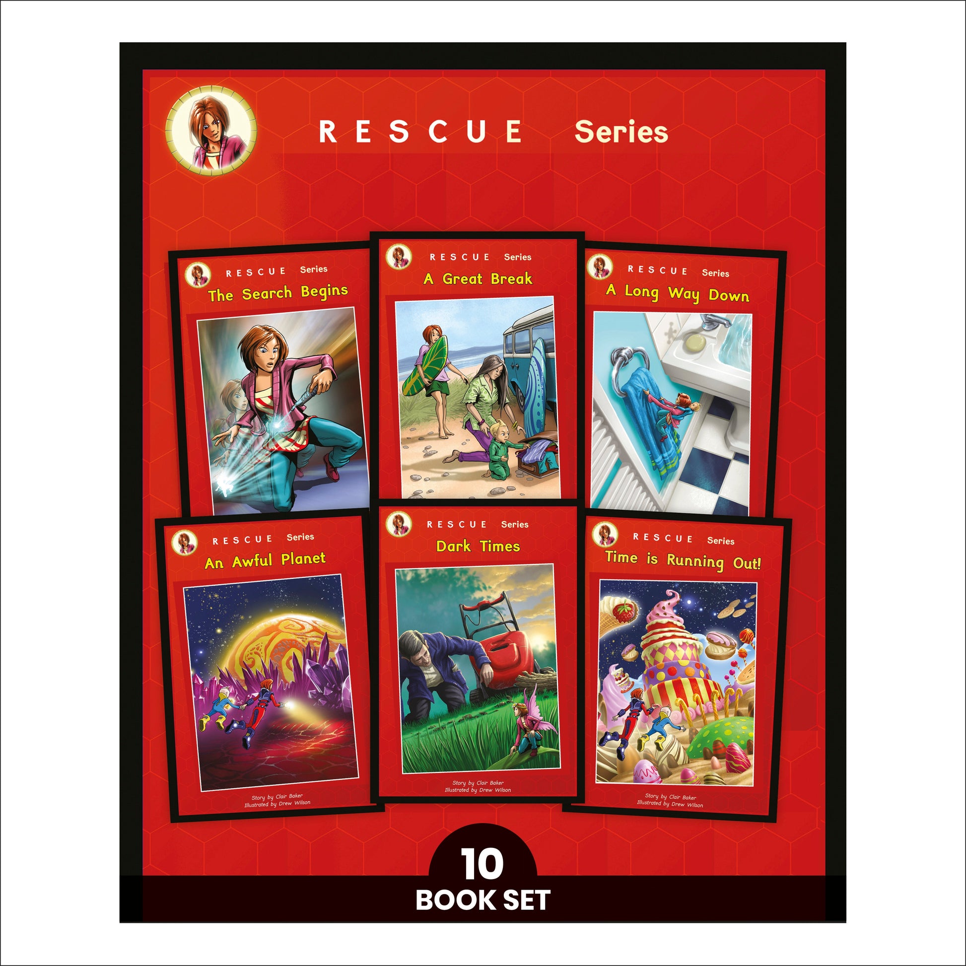 Phonic Books Rescue - Decodable Books for Older Readers (Alternative Vowel Spellings) (Phonic Books Catch-Up Decodable Readers)