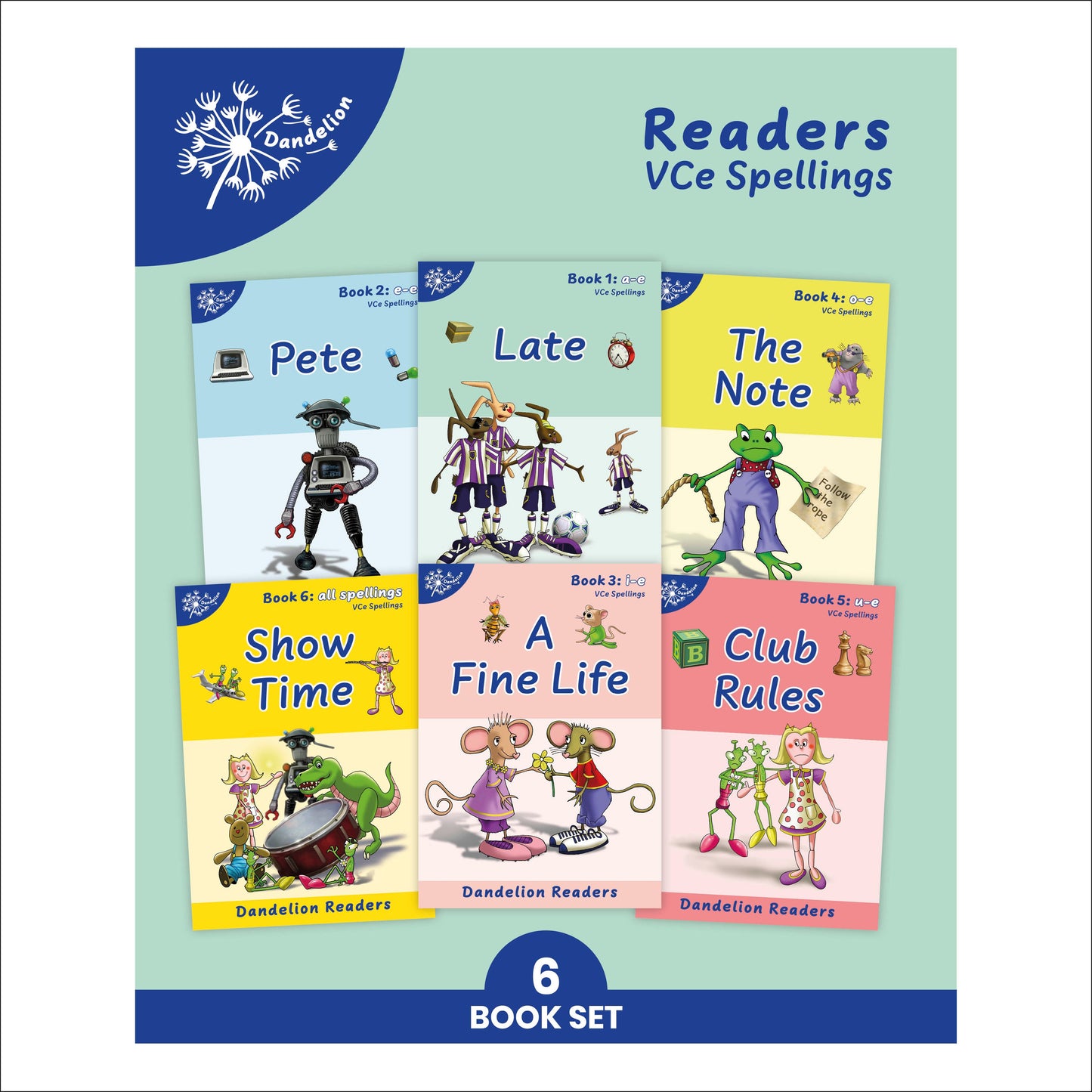 Phonic Books Dandelion Readers VCe Spellings - Decodable Books for Beginner Readers VCe Spellings (Phonic Books Beginner Decodable)
