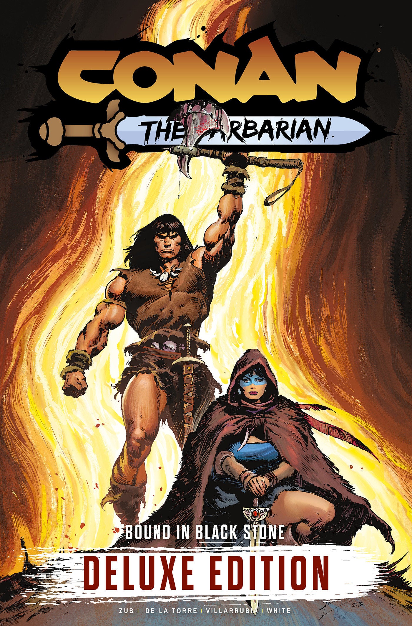 Conan the Barbarian Vol. 1: Bound In Black Stone Deluxe Edition (CONAN THE BARBARIAN)